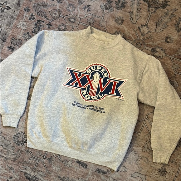 Other - Gray Super Bowl XXVI Sweatshirt